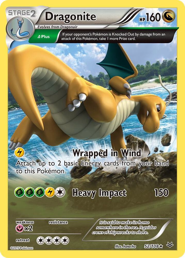 Dragonite Delta 52/108 (XY - Roaring Skies)  - Holofoil | Good Games Adelaide SA