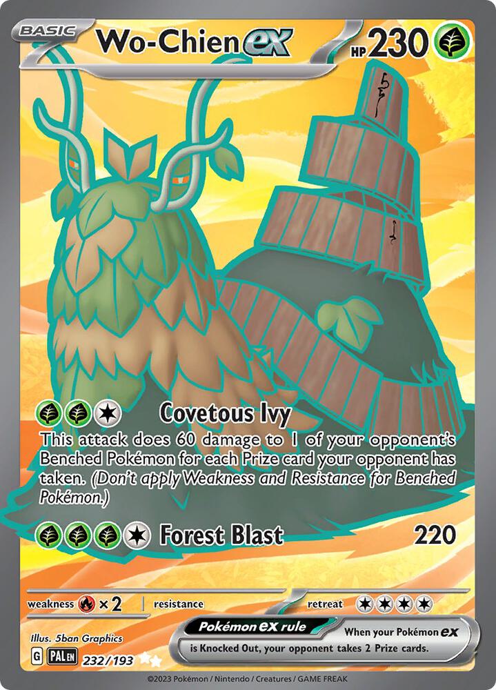 Wo-Chien ex 232/193 (SV02: Paldea Evolved)  - Holofoil | Good Games Adelaide SA