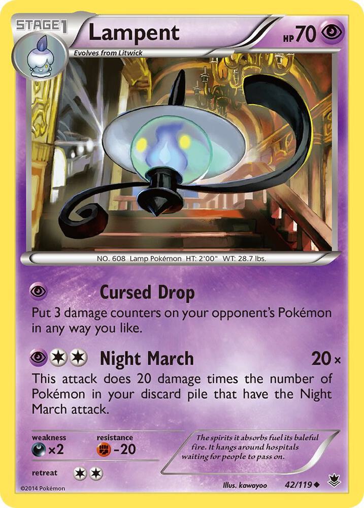 Lampent 42/119 (XY - Phantom Forces)  | Good Games Adelaide SA
