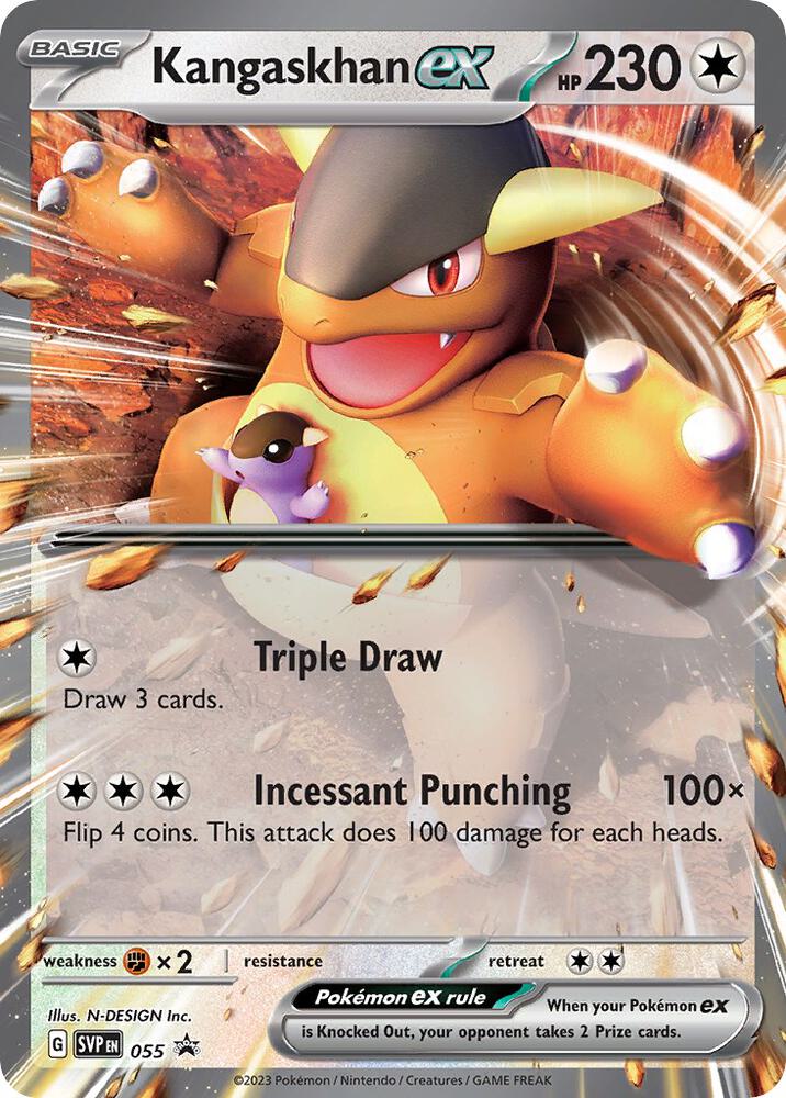 Kangaskhan ex 055 (SV: Scarlet & Violet Promo Cards)  - Holofoil | Good Games Adelaide SA