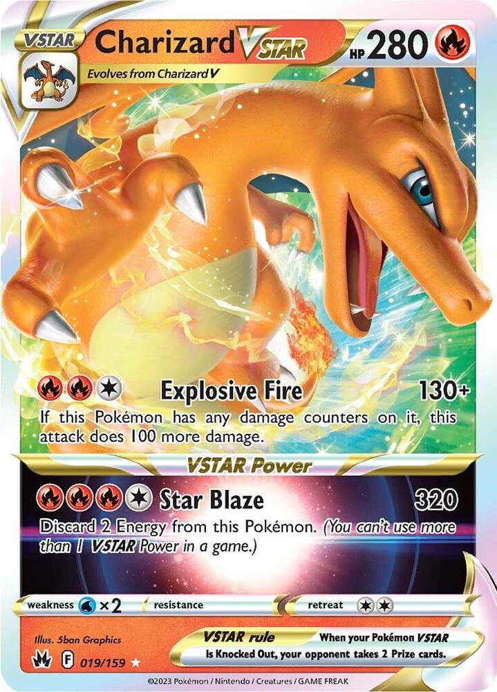 Charizard VSTAR 019/159 (Crown Zenith)  - Holofoil | Good Games Adelaide SA