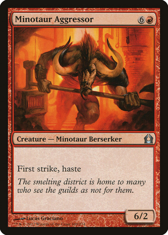 Minotaur Aggressor 100 (Return to Ravnica)  | Good Games Adelaide SA