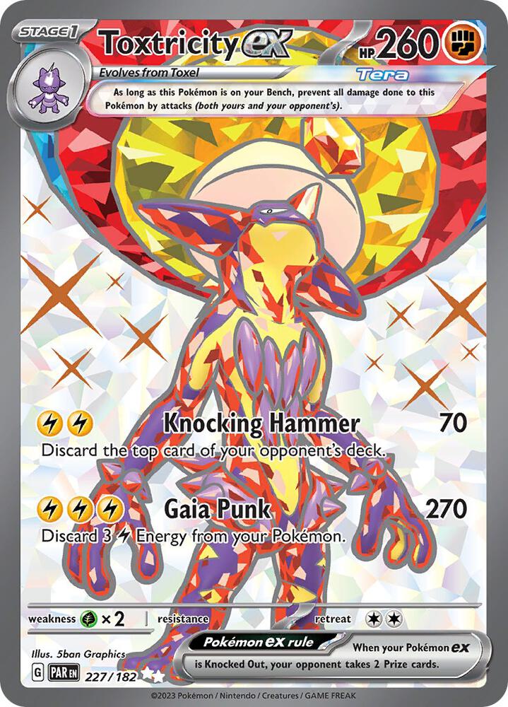 Toxtricity ex 227/182 (SV04: Paradox Rift)  - Holofoil | Good Games Adelaide SA