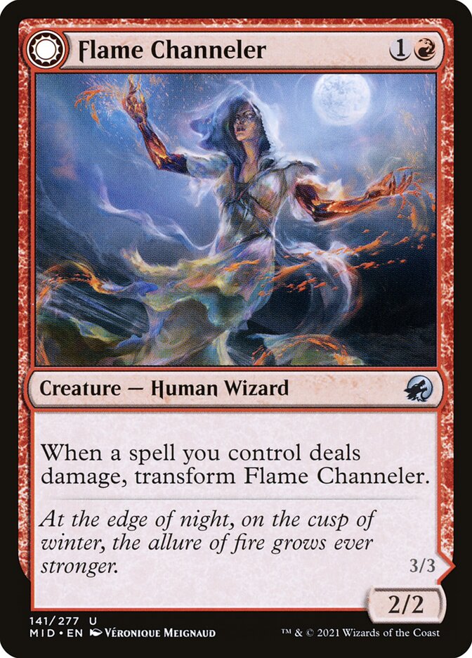 Flame Channeler // Embodiment of Flame 141 (Innistrad: Midnight Hunt)  | Good Games Adelaide SA