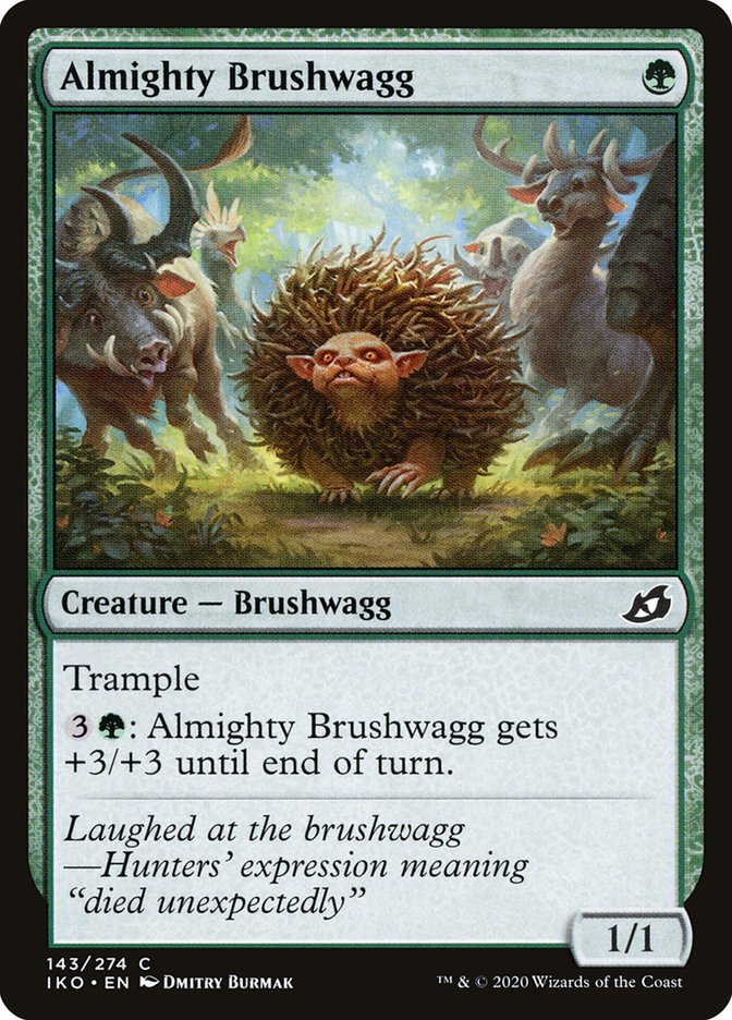 Almighty Brushwagg 143 (Ikoria: Lair of Behemoths)  - Foil | Good Games Adelaide SA