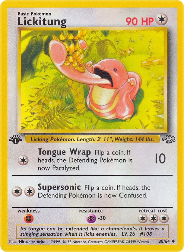 Lickitung 38/64 (Jungle)  - 1st Edition | Good Games Adelaide SA
