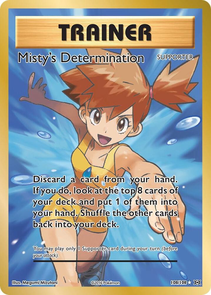 Misty's Determination Full Art 108/108 (XY - Evolutions)  - Holofoil | Good Games Adelaide SA