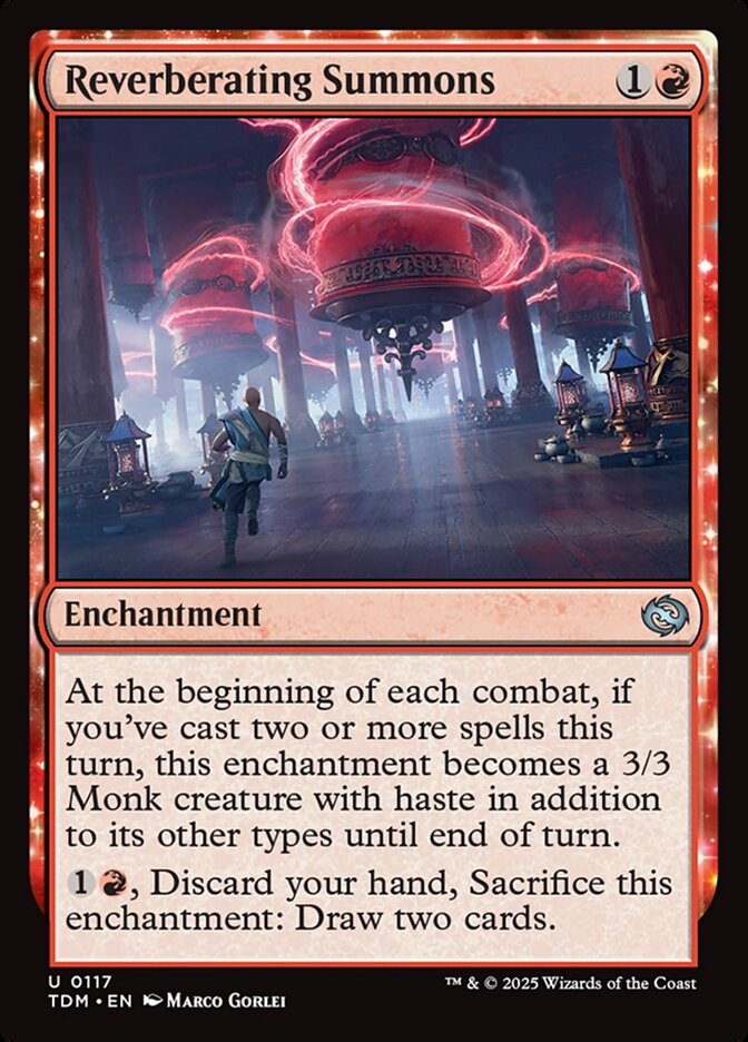 Reverberating Summons 117 (Tarkir: Dragonstorm)  | Good Games Adelaide SA