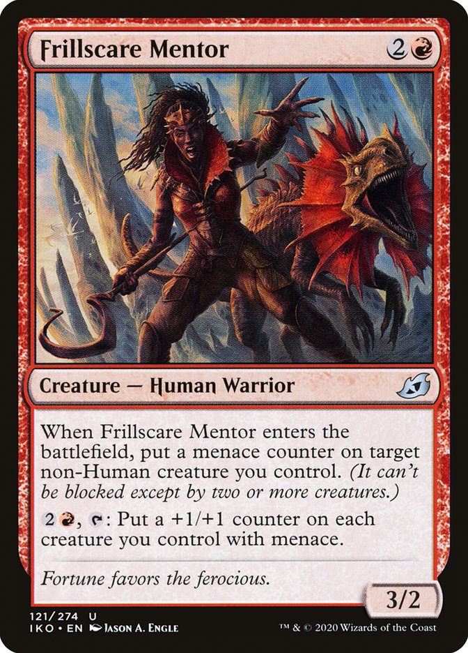 Frillscare Mentor 121 (Ikoria: Lair of Behemoths)  - Foil | Good Games Adelaide SA