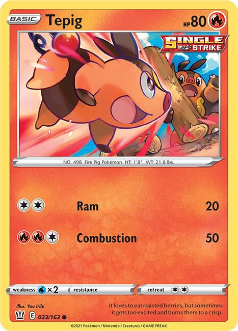 Tepig 023/163 (SWSH05: Battle Styles)  | Good Games Adelaide SA