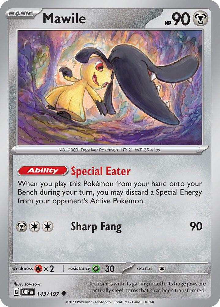 Mawile 143/197 (SV03: Obsidian Flames)  | Good Games Adelaide SA