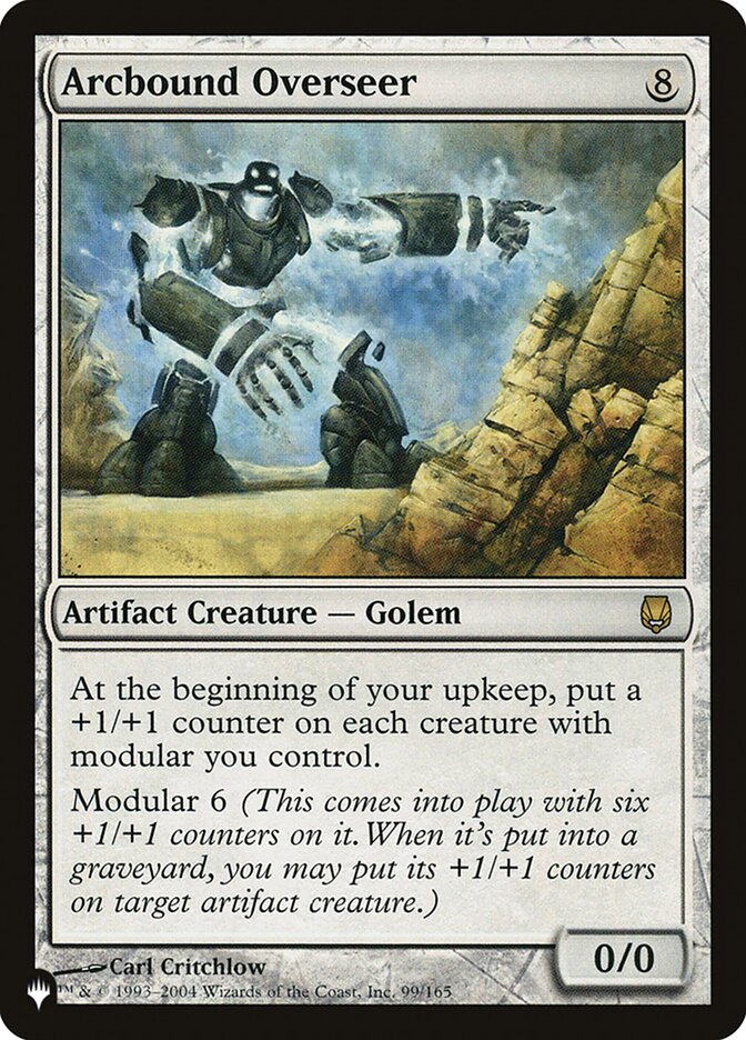 Arcbound Overseer 99/165 (The List Reprints)  | Good Games Adelaide SA