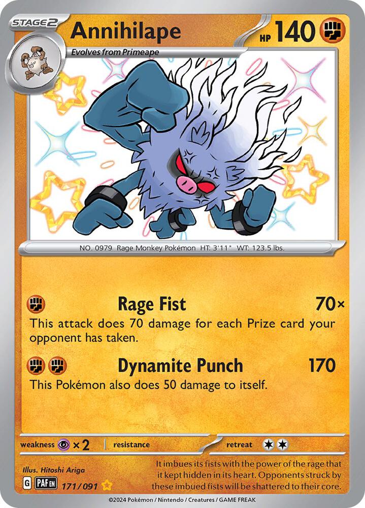 Annihilape 171/091 (SV: Paldean Fates)  - Holofoil | Good Games Adelaide SA
