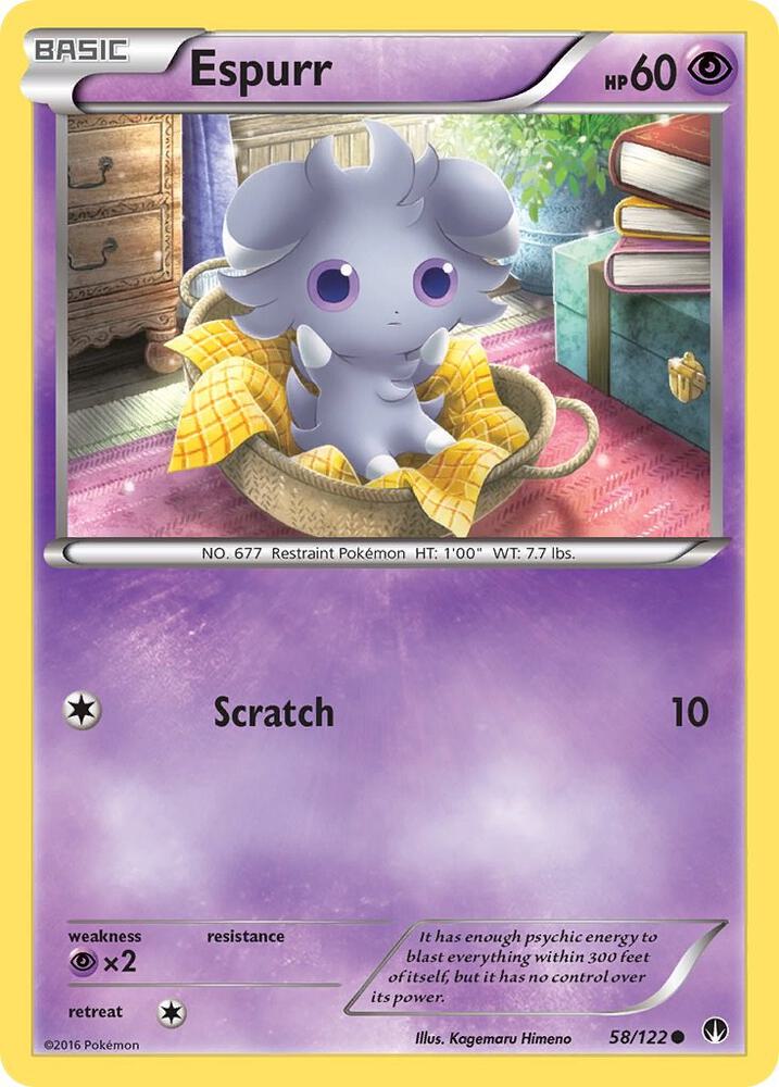 Espurr 58/122 (XY - BREAKpoint)  | Good Games Adelaide SA