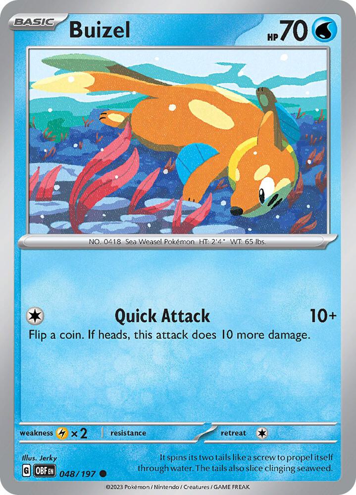 Buizel 048/197 (SV03: Obsidian Flames)  | Good Games Adelaide SA