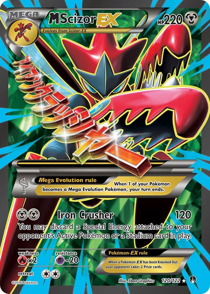 M Scizor EX Full Art 120/122 (XY - BREAKpoint)  - Holofoil | Good Games Adelaide SA