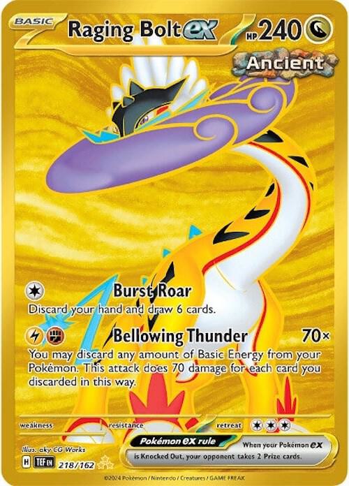 Raging Bolt ex 218/162 (SV05: Temporal Forces)  - Holofoil | Good Games Adelaide SA