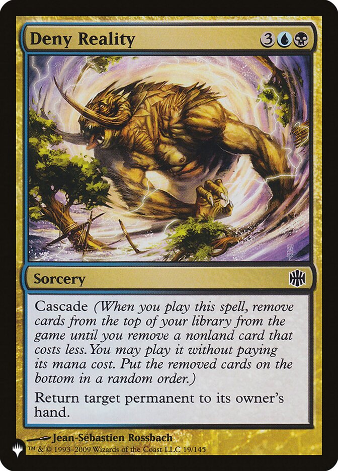 Deny Reality 19/145 (The List Reprints)  | Good Games Adelaide SA