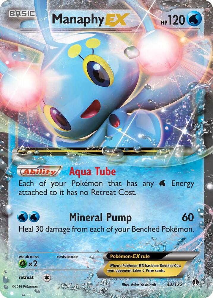 Manaphy EX 32/122 (XY - BREAKpoint)  - Holofoil | Good Games Adelaide SA