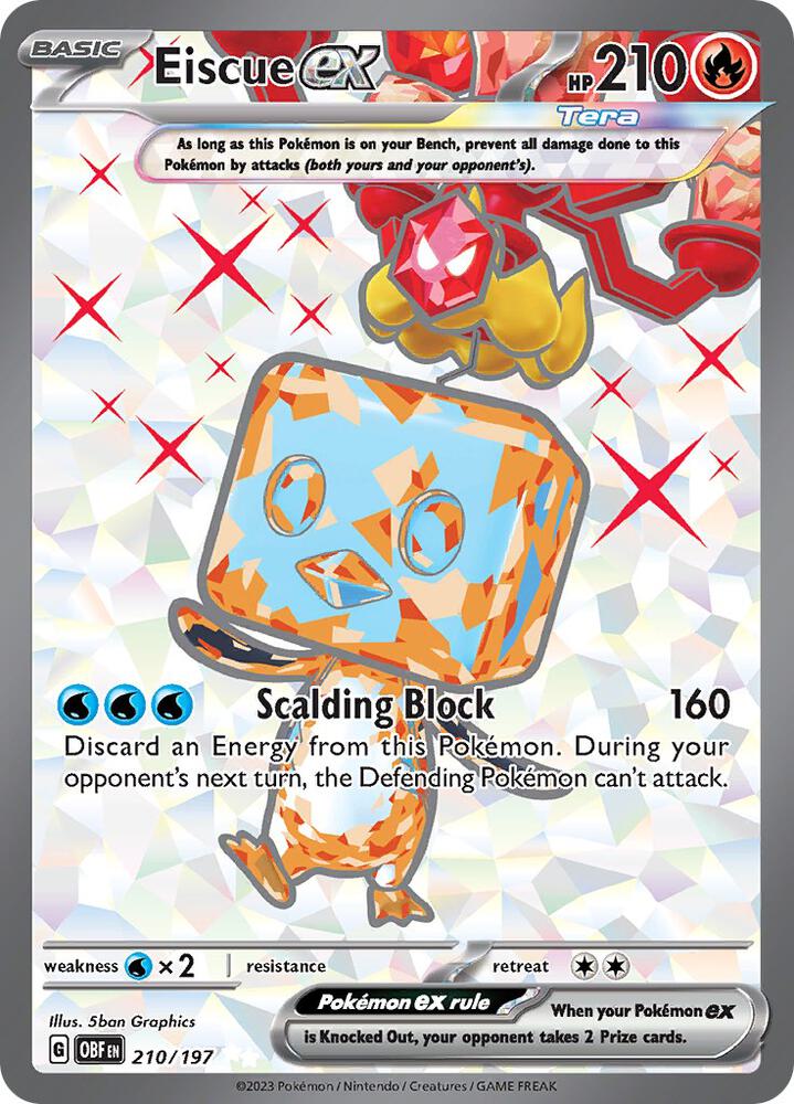 Eiscue ex 210/197 (SV03: Obsidian Flames)  - Holofoil | Good Games Adelaide SA