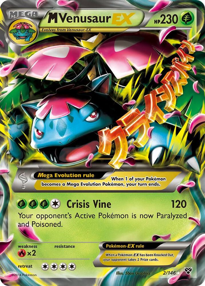 M Venusaur EX 2/146 (XY Base Set)  - Holofoil | Good Games Adelaide SA