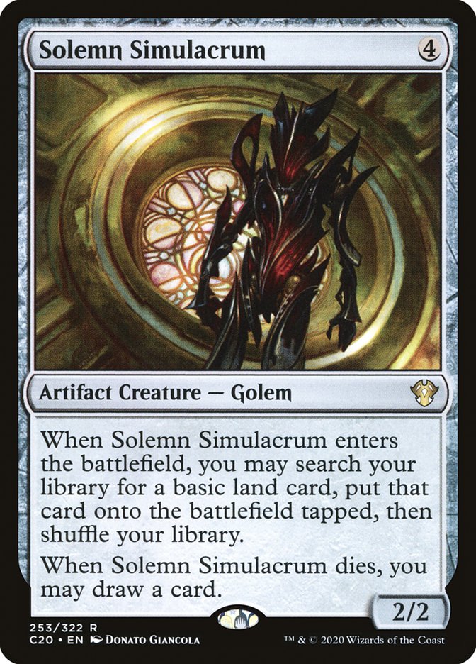 Solemn Simulacrum 253 (Commander 2020)  | Good Games Adelaide SA