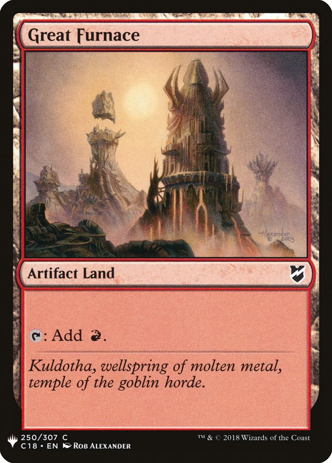 Great Furnace 250 (The List Reprints)  | Good Games Adelaide SA