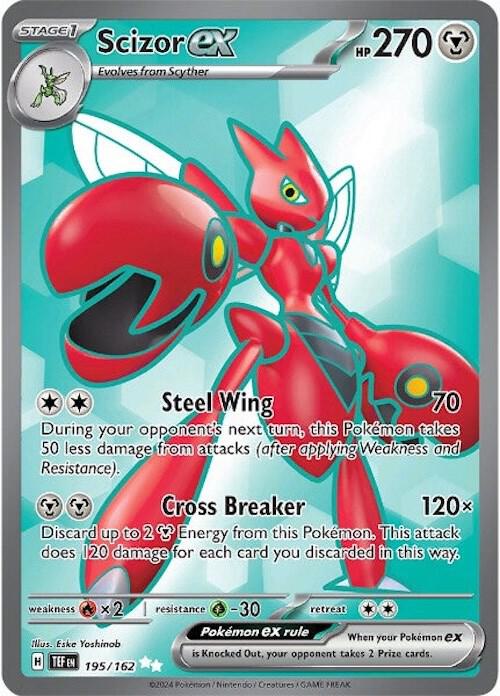 Scizor ex 195/162 (SV05: Temporal Forces)  - Holofoil | Good Games Adelaide SA