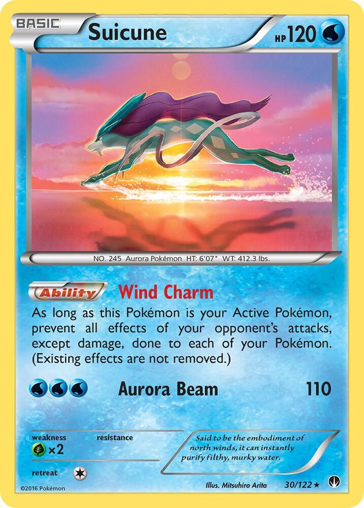 Suicune 30/122 (XY - BREAKpoint)  - Holofoil | Good Games Adelaide SA