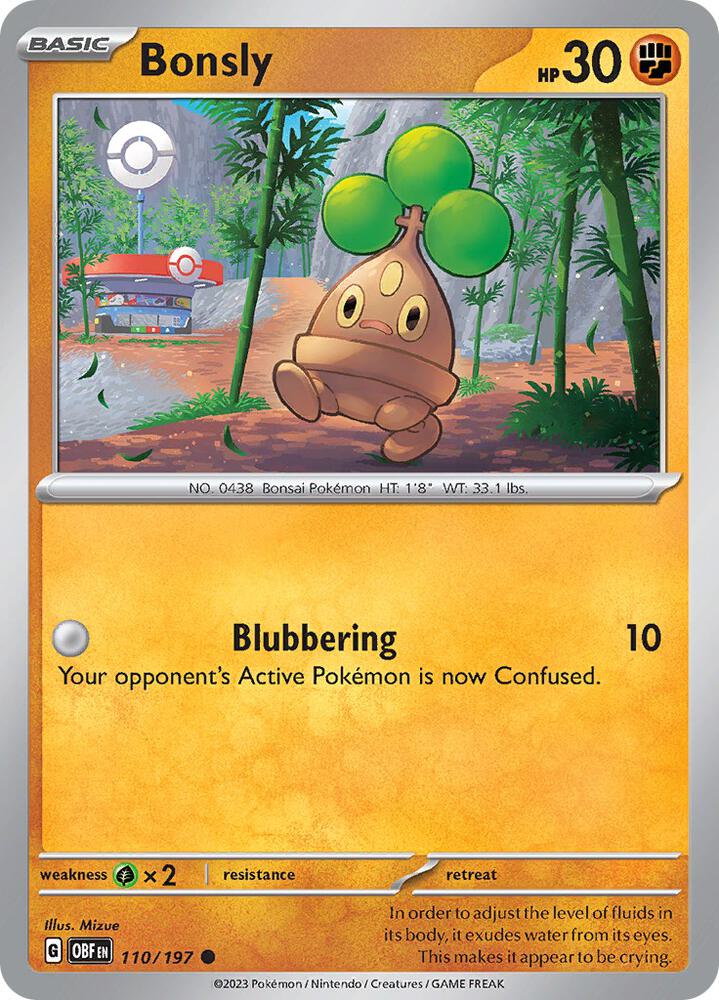 Bonsly 110/197 (SV03: Obsidian Flames)  | Good Games Adelaide SA