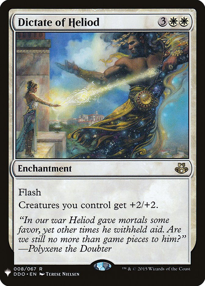 Dictate of Heliod 8 (The List Reprints)  | Good Games Adelaide SA