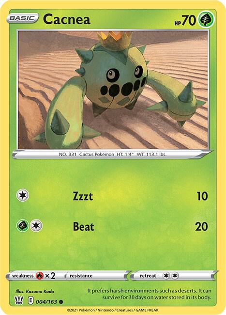 Cacnea 004/163 (SWSH05: Battle Styles)  | Good Games Adelaide SA
