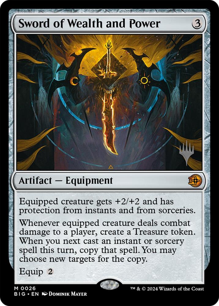 Sword of Wealth and Power 26 (Promo Pack: Lorwyn Eclipsed)  - Foil | Good Games Adelaide SA