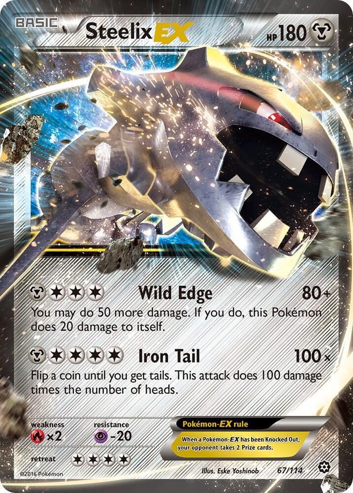 Steelix EX 67/114 (XY - Steam Siege)  - Holofoil | Good Games Adelaide SA