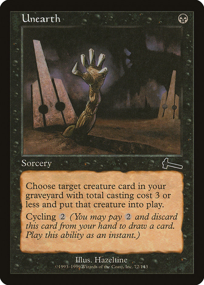 Unearth 72 (Urza's Legacy)  | Good Games Adelaide SA