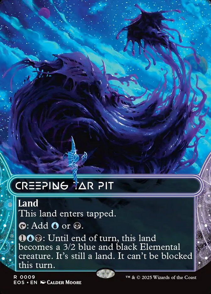 Creeping Tar Pit  9 (Edge of Eternities: Stellar Sights)  - Borderless | Good Games Adelaide SA