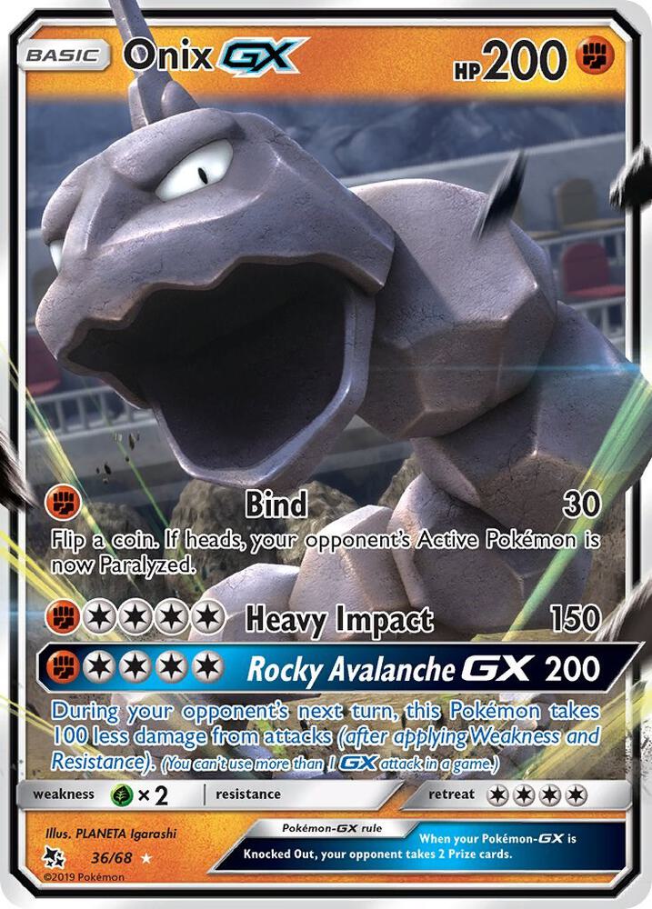 Onix GX 36/68 (Hidden Fates)  - Holofoil | Good Games Adelaide SA