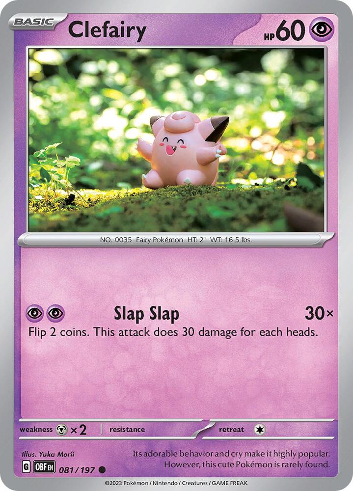 Clefairy 081/197 (SV03: Obsidian Flames)  | Good Games Adelaide SA
