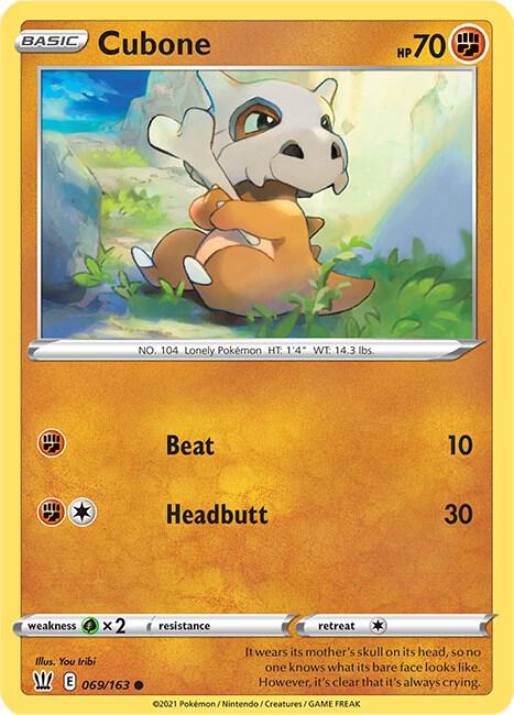 Cubone 069/163 (SWSH05: Battle Styles)  | Good Games Adelaide SA