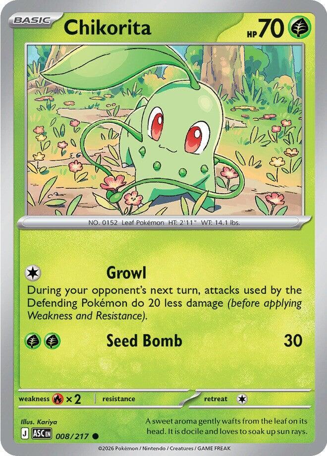 Chikorita 008/217 (ME: Ascended Heroes)  | Good Games Adelaide SA