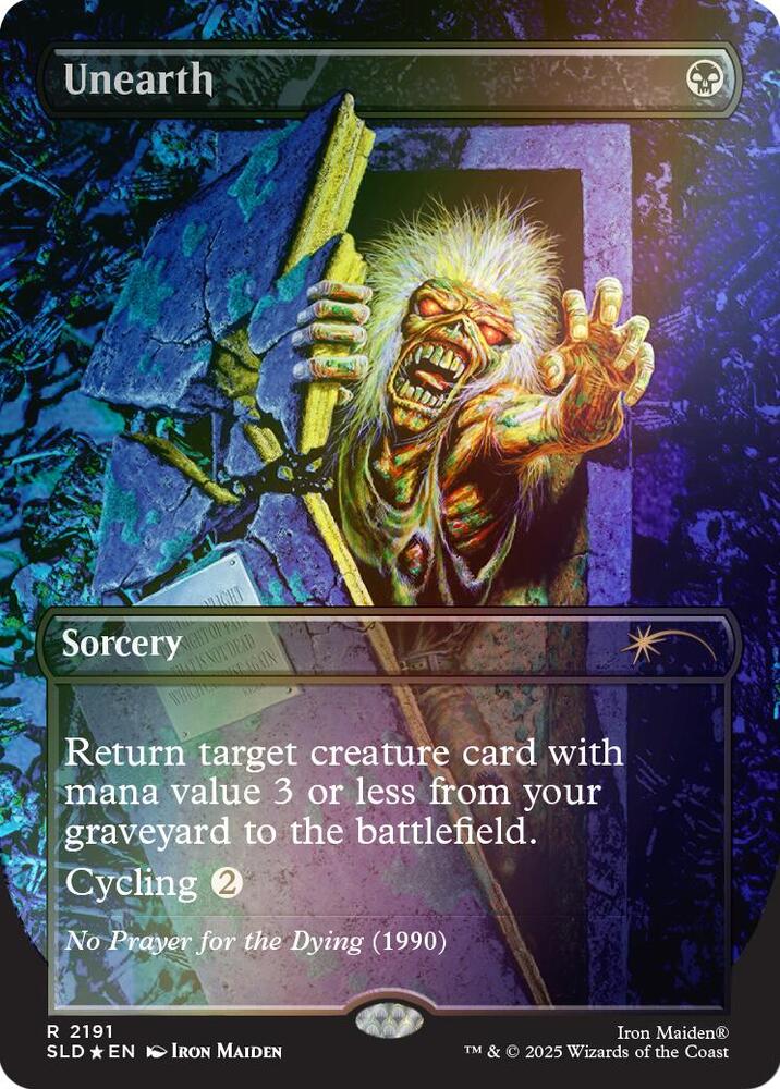 Unearth Rainbow Foil 2191 (Secret Lair Drop Series)  - Foil | Good Games Adelaide SA