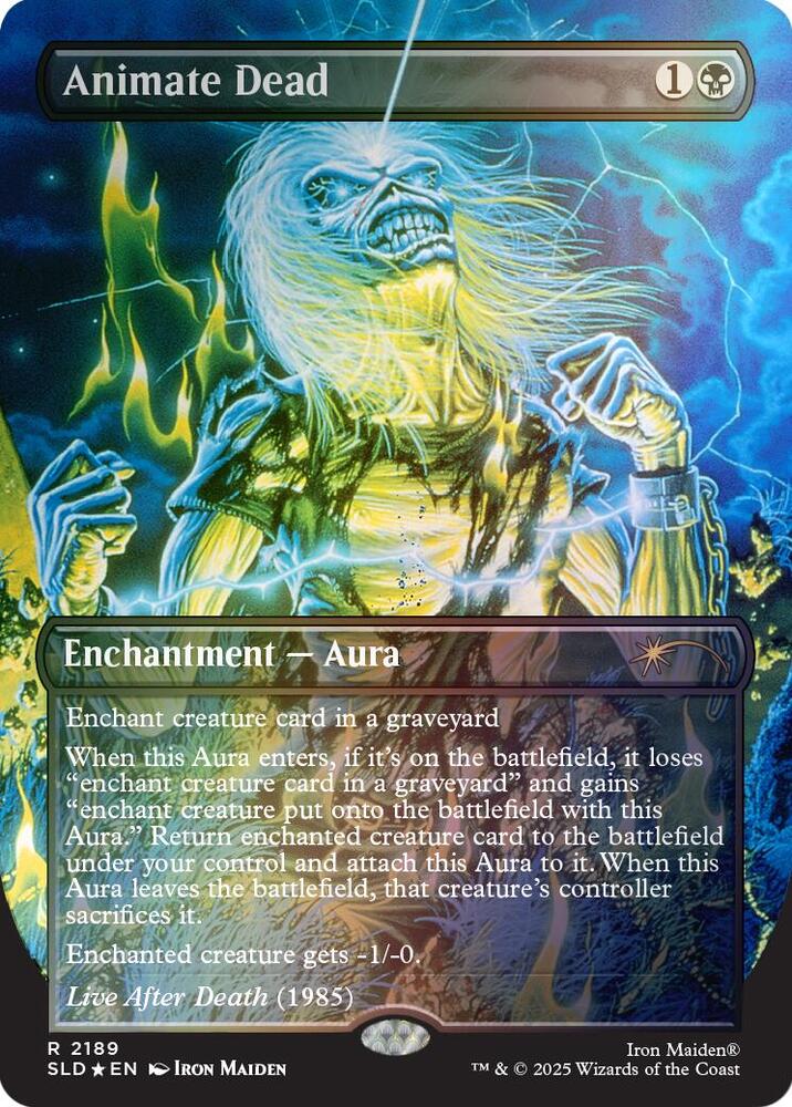 Animate Dead Rainbow Foil 2189 (Secret Lair Drop Series)  - Foil | Good Games Adelaide SA