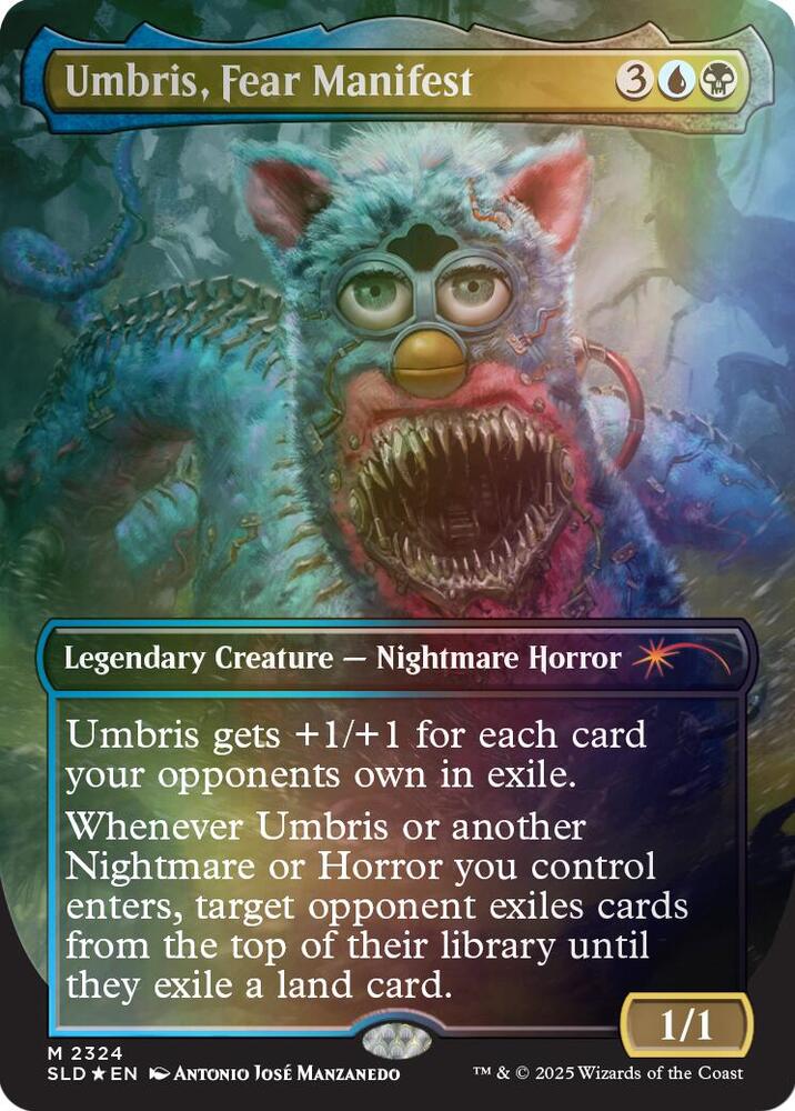 Umbris Fear Manifest Rainbow Foil 2324 (Secret Lair Drop Series)  - Foil | Good Games Adelaide SA