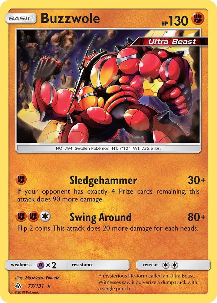 Buzzwole 77/131 (SM - Forbidden Light)  | Good Games Adelaide SA