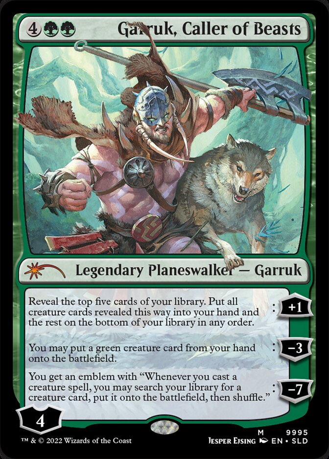 Garruk, Caller of Beasts 9995 (Secret Lair Drop Series)  - Foil | Good Games Adelaide SA