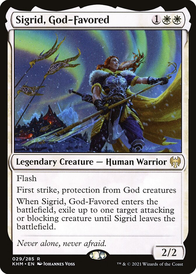 Sigrid, God-Favored 29 (Kaldheim)  - Foil | Good Games Adelaide SA