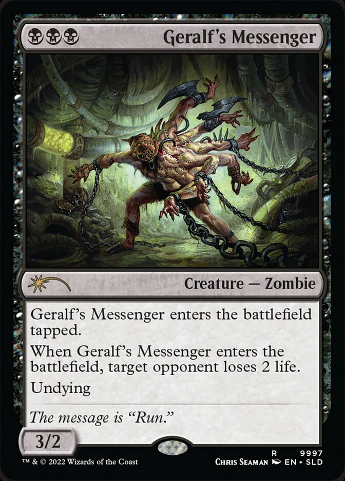 Geralfs Messenger 9997 9997 (Secret Lair Drop Series)  - Foil | Good Games Adelaide SA
