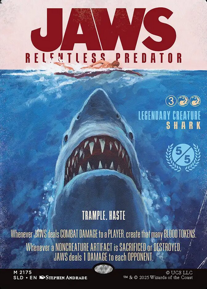 Jaws, Relentless Predator 2175 (Secret Lair Drop Series)  | Good Games Adelaide SA