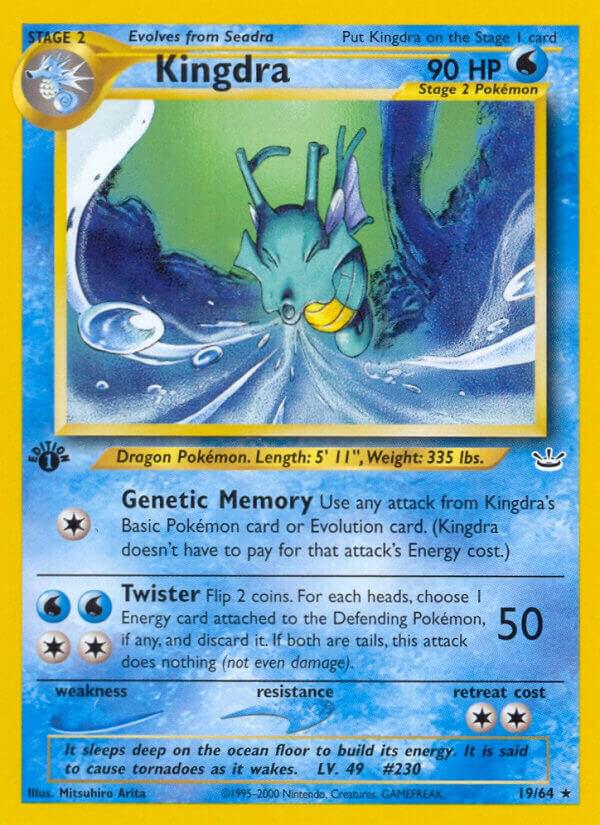 Kingdra 19/64 (Neo Revelation)  - 1st Edition | Good Games Adelaide SA