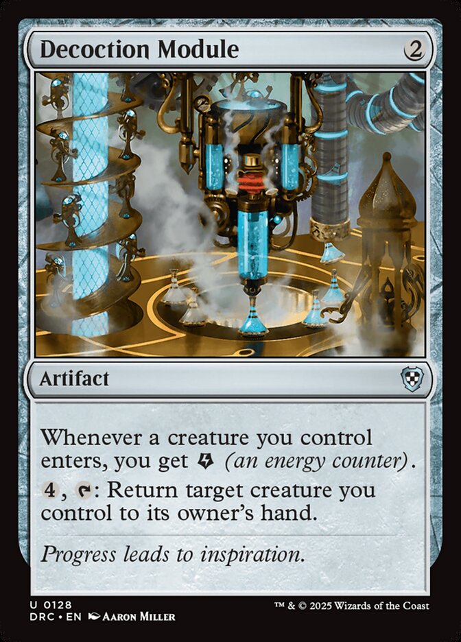 Decoction Module 128 (Commander: Aetherdrift)  | Good Games Adelaide SA